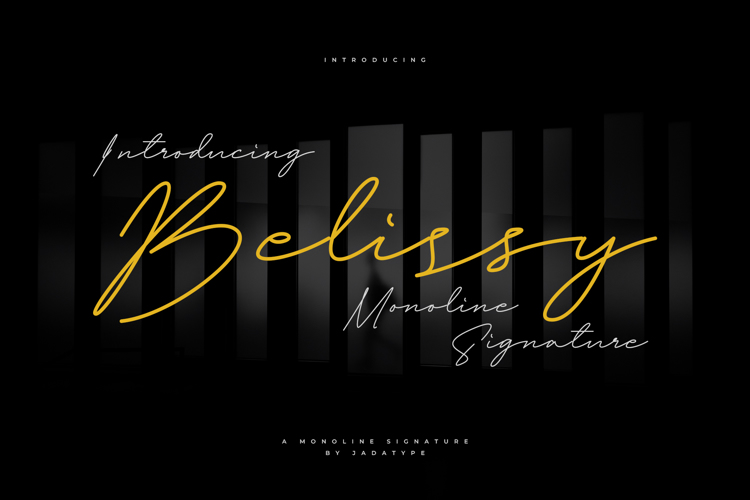 Preview of Belissy Font