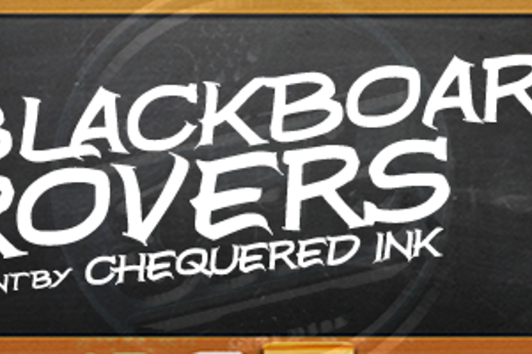 Blackboard Rovers Font