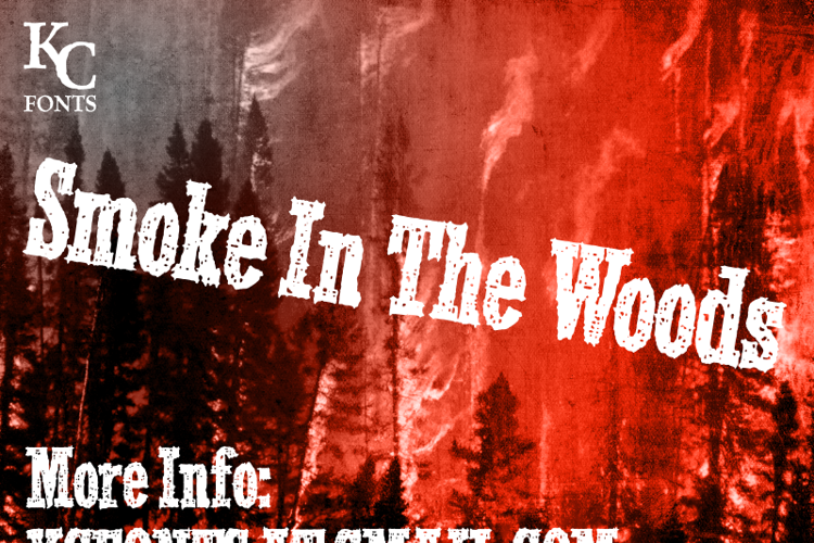 Smoke In The Woods Font