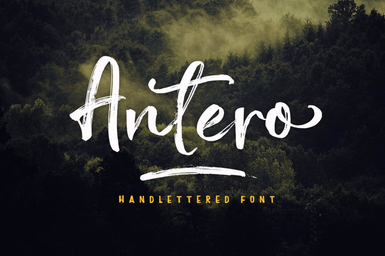 Antero Underlines Font