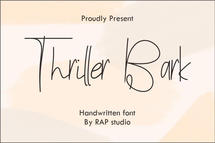 Thriller Bark Font