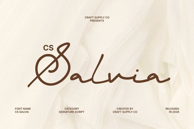 Preview of CS Salvia Font