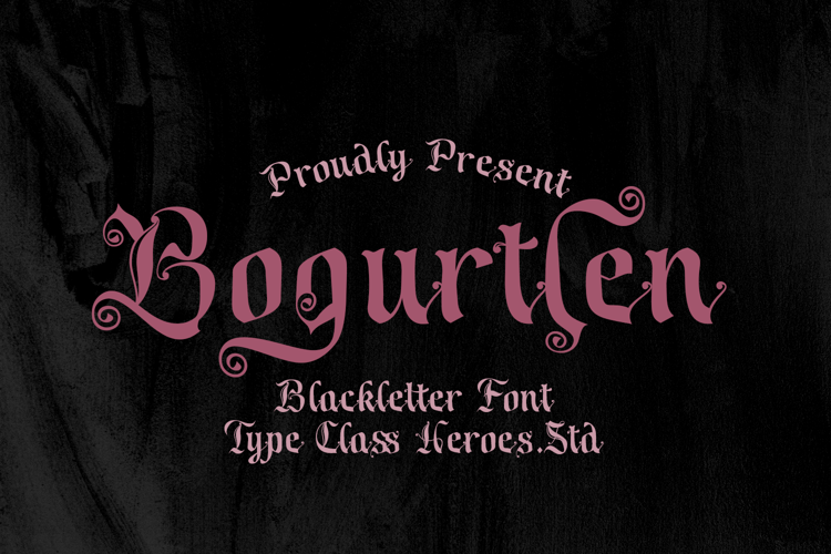 Bogurtlen Font