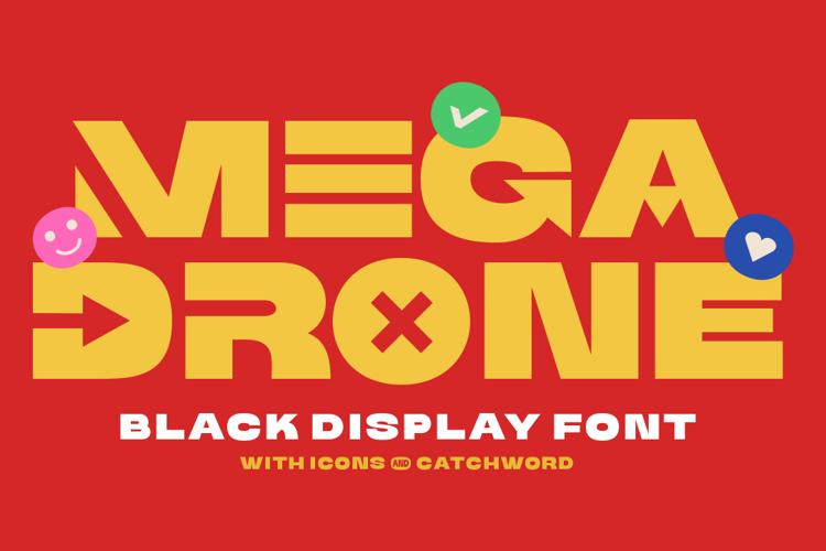 Mega Drone Font
