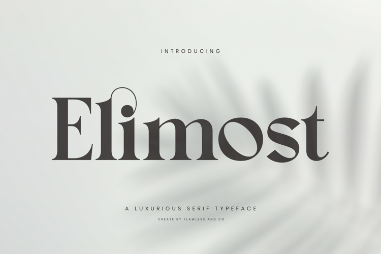Preview of ELIMOST Font