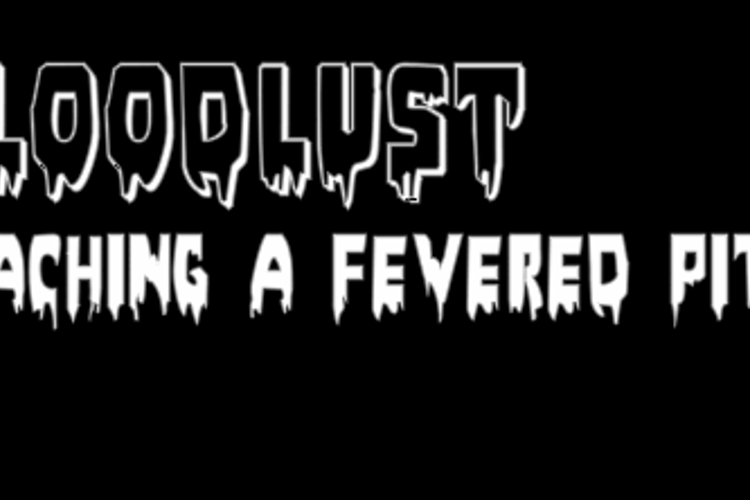 Bloodlust Font