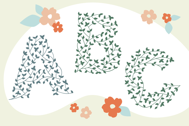 Preview of Herbaceous Border Font
