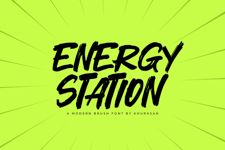 Energy Station Font