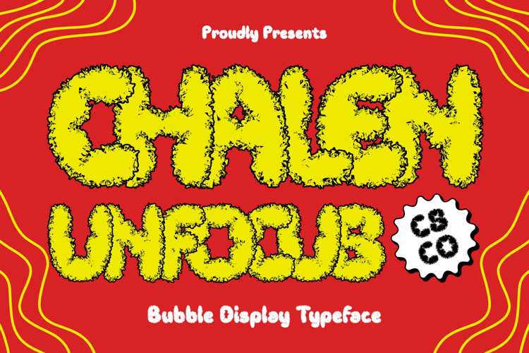 Chalen Unfocus Font