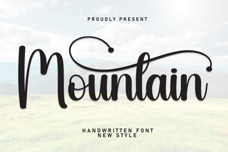 Preview of Mountain Font