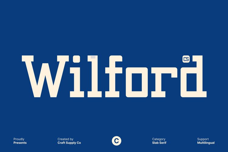 Preview of CS Wilford Font