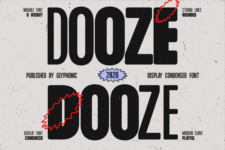 Preview of GC Dooze Font