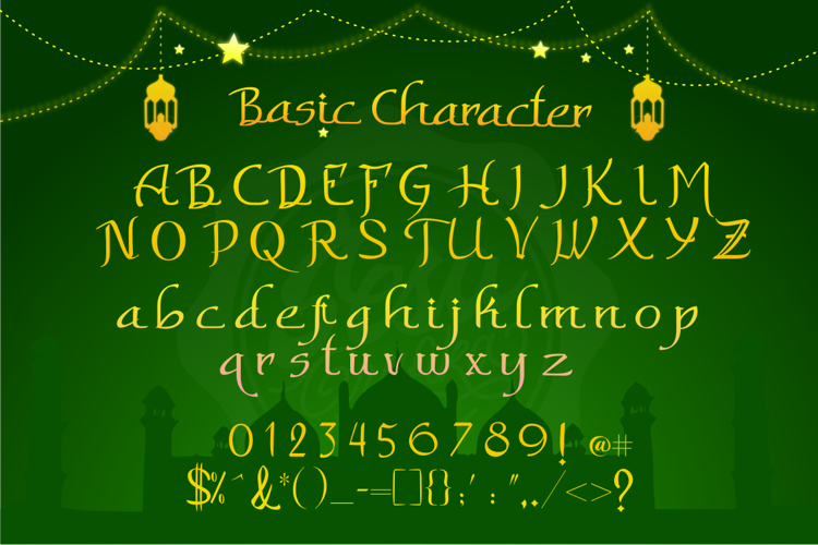 Ramadhan Mubarokan Font