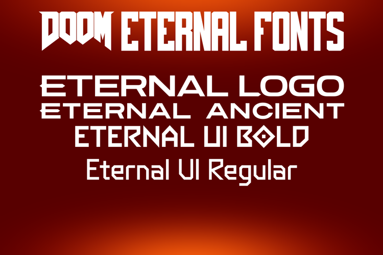 DOOM Eternal Font