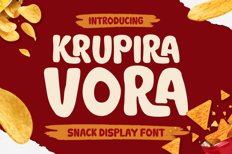 Preview of Krupira Vora Font