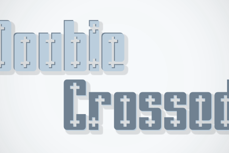 Double Crossed Font