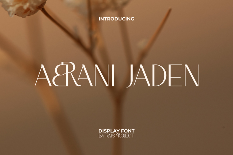 Preview of Abrani Jaden Font