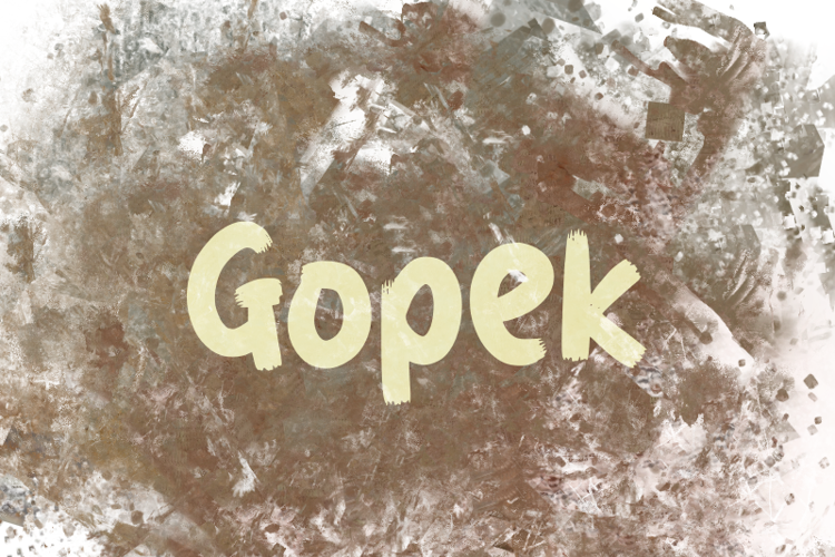 g Gopek Font