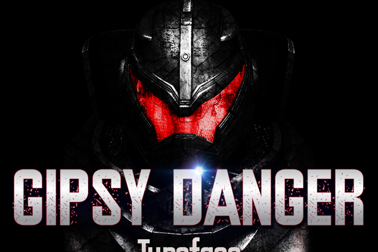 Gipsy Danger Font | LJ Design Studios | FontSpace