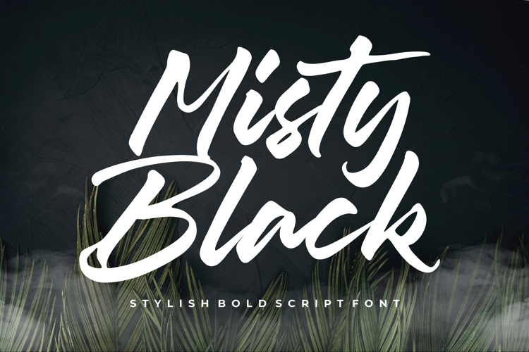 Misty Black Font