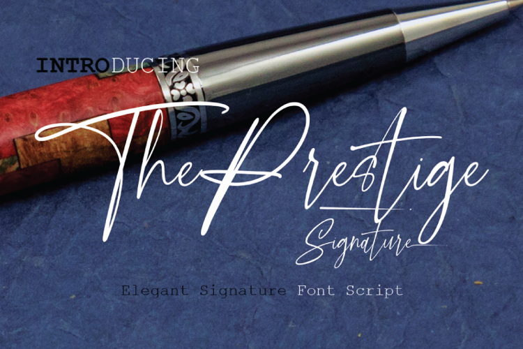The Prestige Font