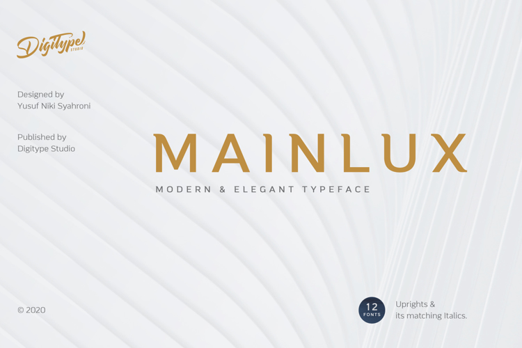 Mainlux Light Font
