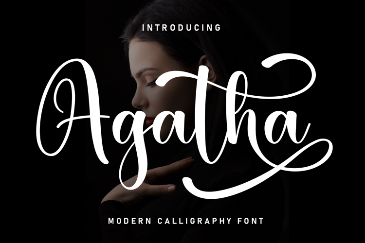 Preview of Agatha Font