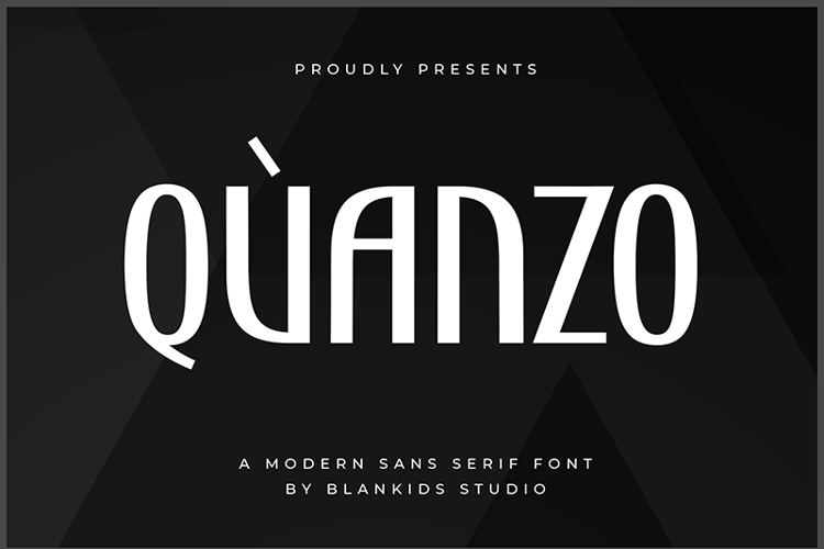 Preview of Quanzo Font