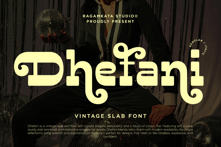 Preview of Dhefani Font