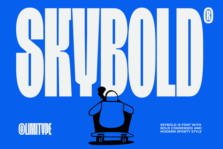 Preview of Skybold - Condensed Font