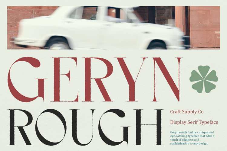 Geryn Rough Font