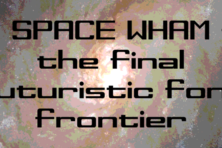 Space Wham Font