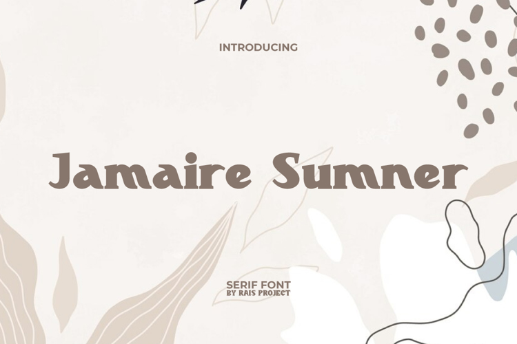 Preview of Jamaire Sumner Font