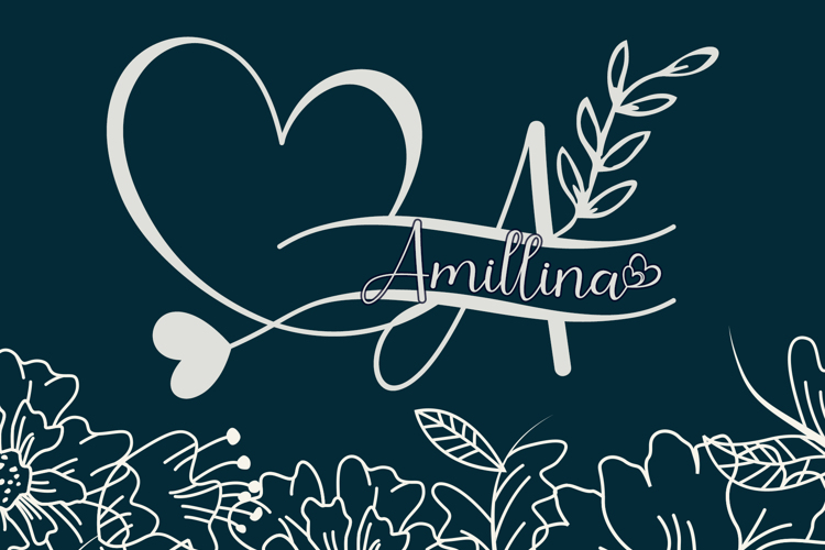 Amillina Monogram Font