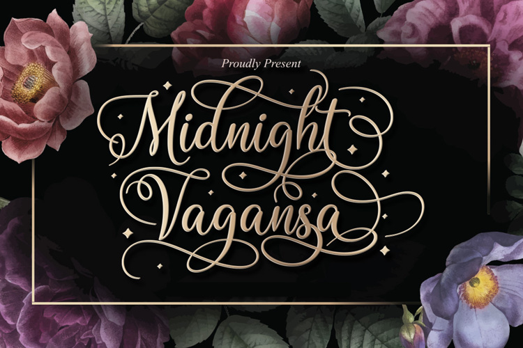 Preview of Midnight Vagansa Font