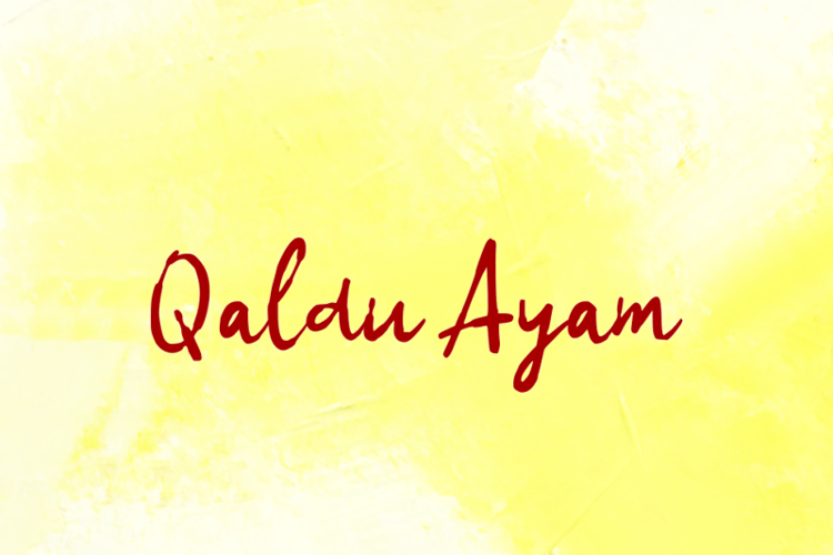 Qaldu Ayam Font