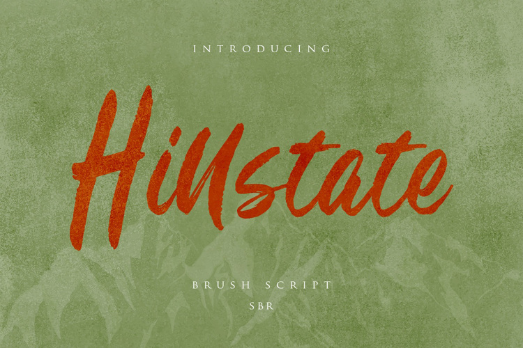 Hillstate Font