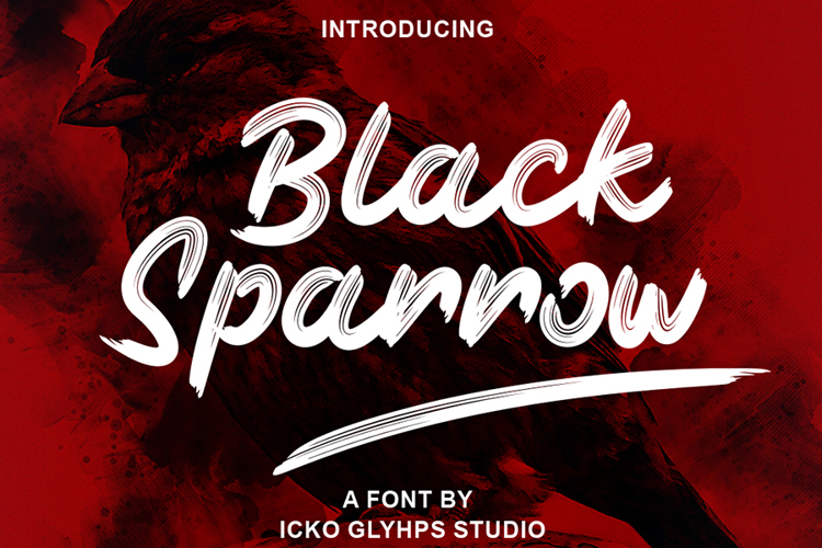 Black Sparrow Font