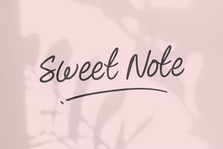 Sweet Note Font