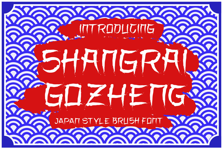 Preview of Shangrai Gozheng Font