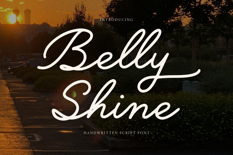 Belly Shine Font