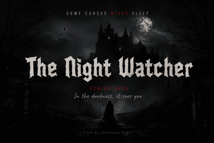 Preview of Bloodclaw Only Font