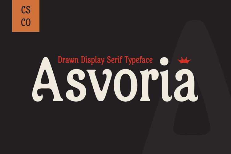 Asvoria Drawn Font