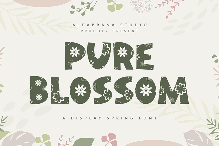 Pure Blossom Font