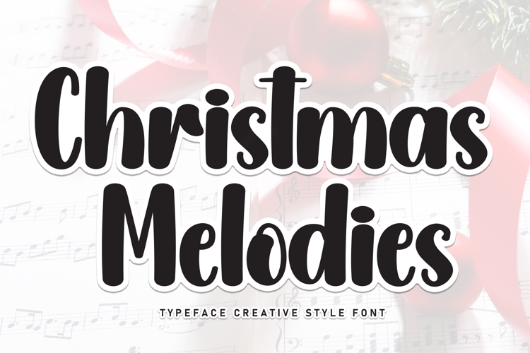 Christmas Melodies Font