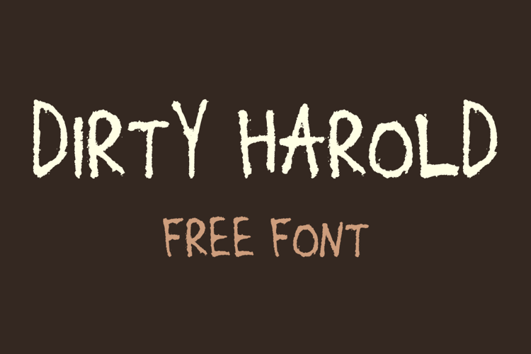 Dirty Harold Font