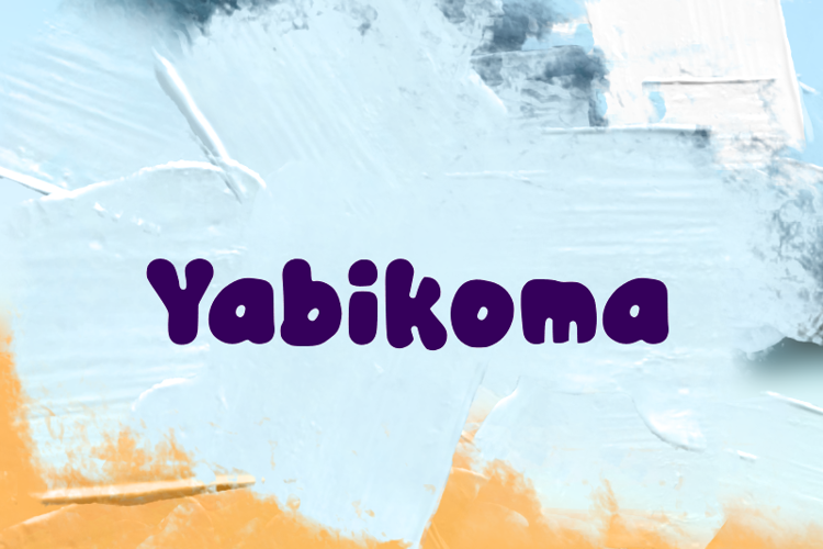 Preview of y Yabikoma Font