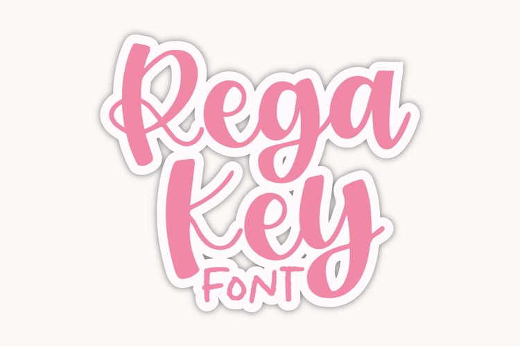 Rega Key Font