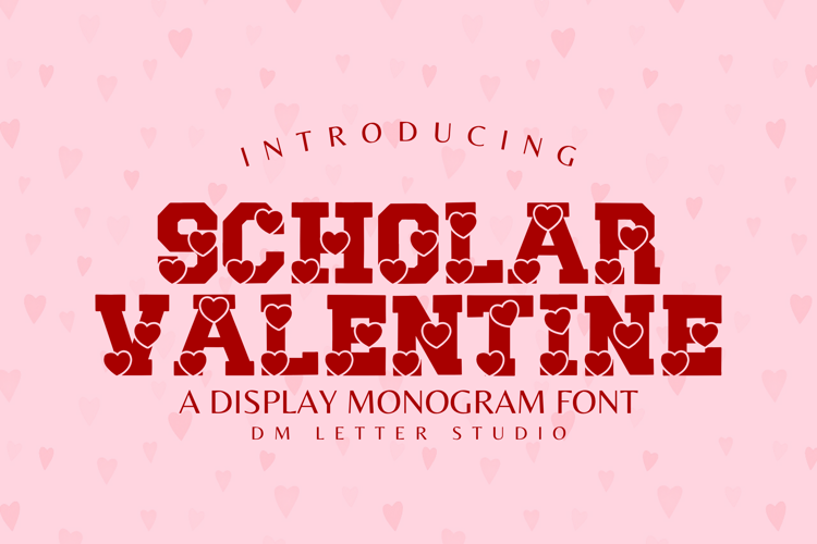 Preview of Scholar Valentine Font