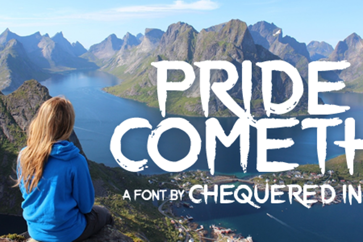 Pride Cometh Font